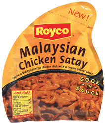 Royco Malaysian Chicken Satay Cook in Sauce